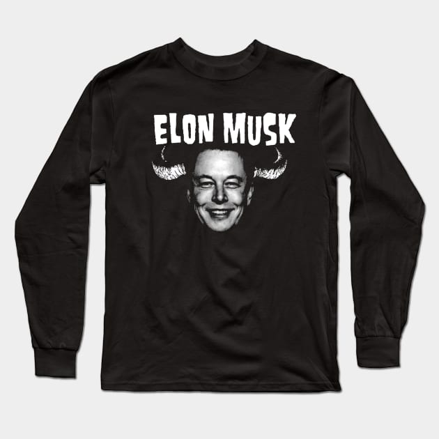 Elon Musk X Misfits Long Sleeve T-Shirt by The New Politicals